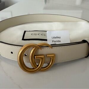 New Gucci GG supreme 80 cm belt